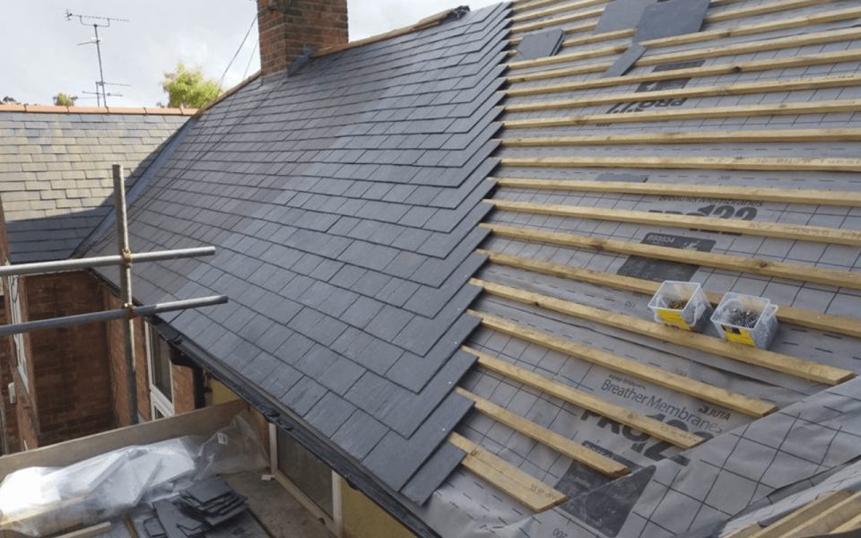 Roof replacement at Watch Hill, Fire Island, New York